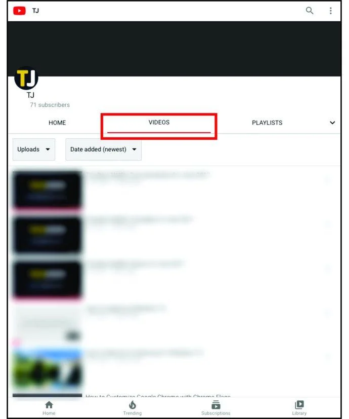 YouTube 동영상을 삭제하는 방법