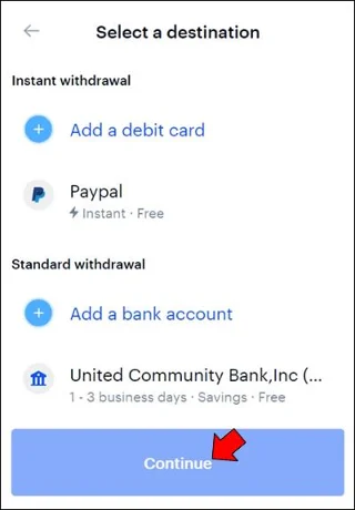 نحوه برداشت به PayPal از حساب Coinbase