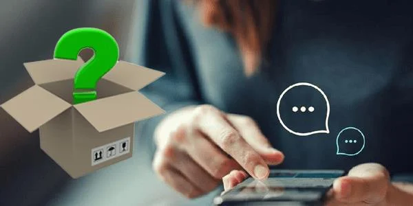 Wat is het vraagteken in een vak in IMessage?