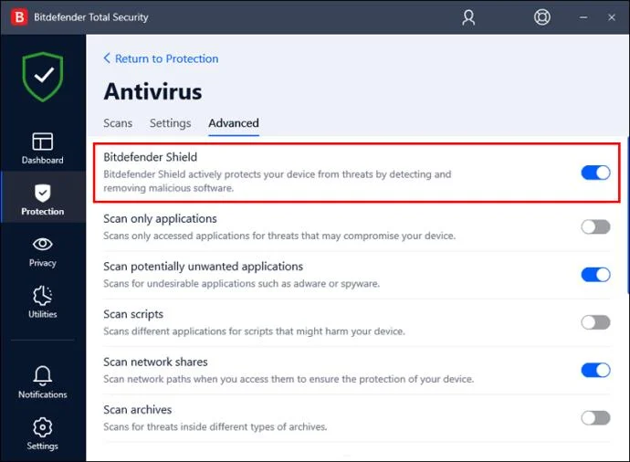 نحوه غیرفعال کردن Bitdefender به طور موقت یا دائم