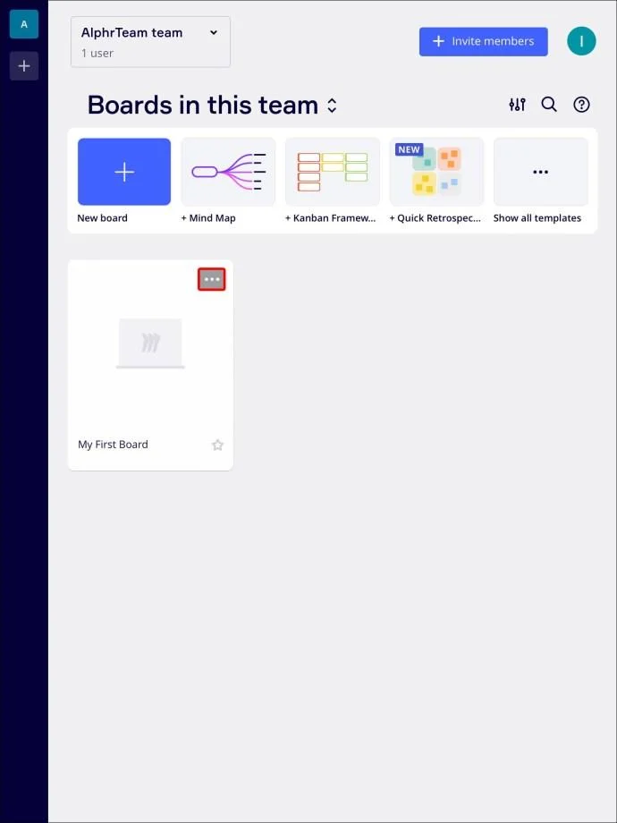 چگونه یک برد را در Miro حذف کنیم چگونه یک برد را در Miro حذف کنیم