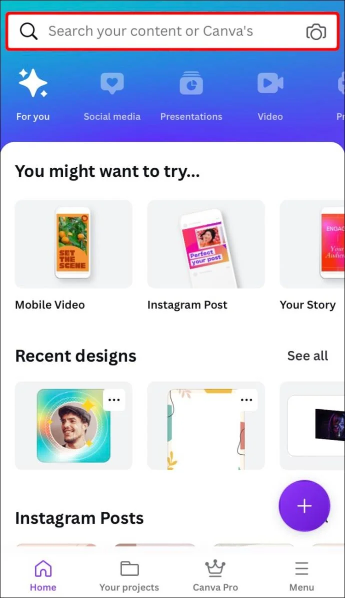 چگونه یک شکل را با یک تصویر در Canva پر کنیم