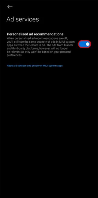 Cara Menonaktifkan Iklan Di MIUI Pada Perangkat Android