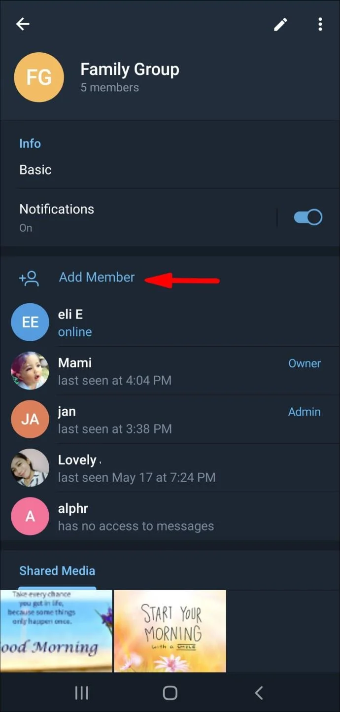 نحوه افزودن مخاطب در تلگرام