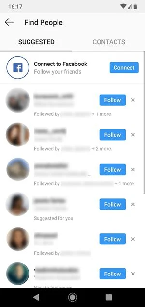 Comment Instagram connaît-il mes amis et qui suggérer ?