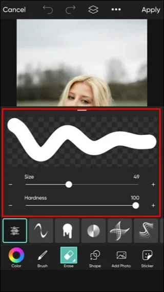 نحوه حذف پس زمینه در Picsart