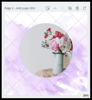 कैनवा में गोल चित्र कैसे बनाएं