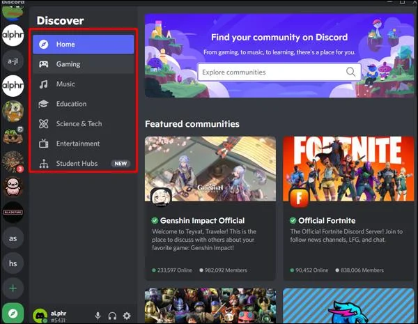 چگونه سرورهای Discord را در رایانه شخصی یا دستگاه تلفن همراه پیدا کنیم