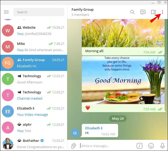 نحوه حذف کاربر از گروه در تلگرام