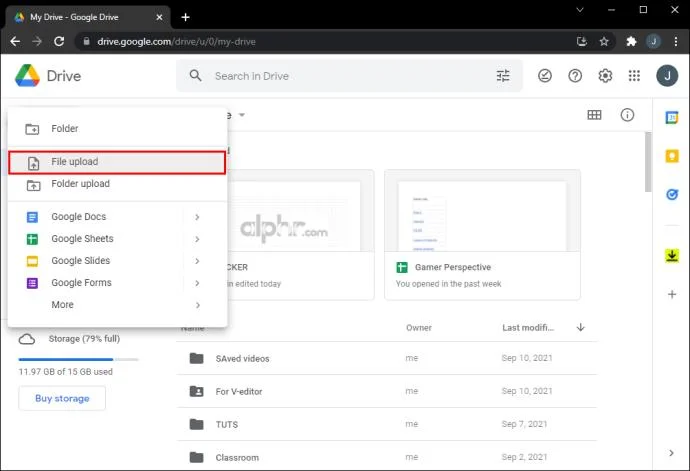 Cara Muat Naik Fail Ke Google Drive
