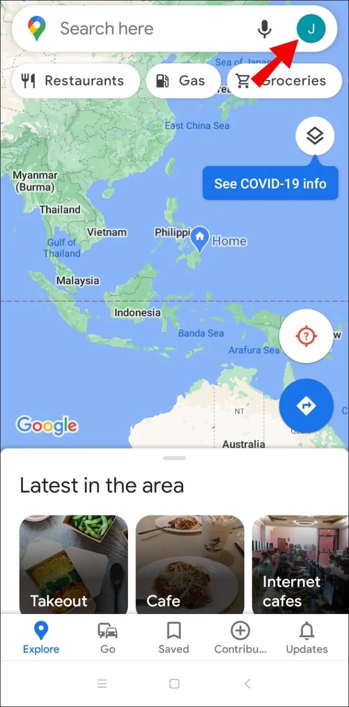 Jak wyświetlić historię wyszukiwania w Mapach Google