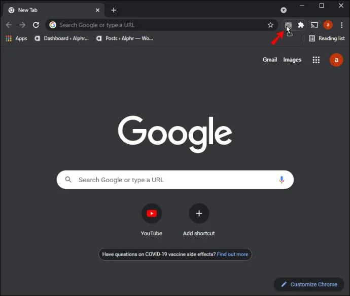 Como fixar extensões na barra do Chrome