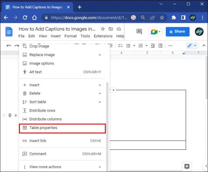 چگونه در Google Docs به تصاویر زیرنویس اضافه کنیم