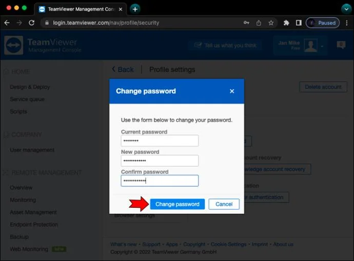 نحوه تغییر رمز عبور در TeamViewer نحوه تغییر رمز عبور در TeamViewer