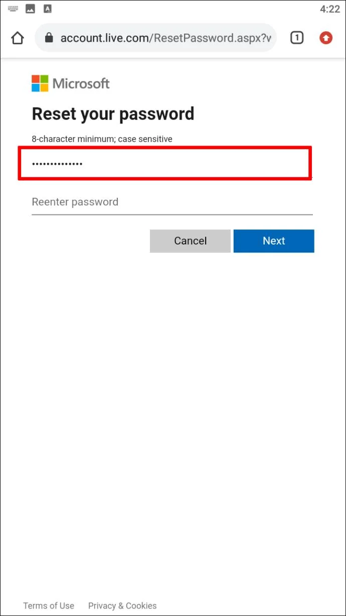 Jak zresetować i zmienić hasło Microsoft