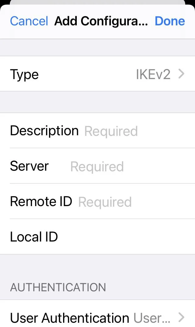 نحوه اتصال به VPN در iPhone 8 و iPhone 8 Plus