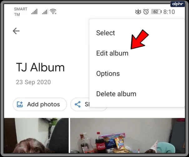 Cómo agregar texto en Google Photos