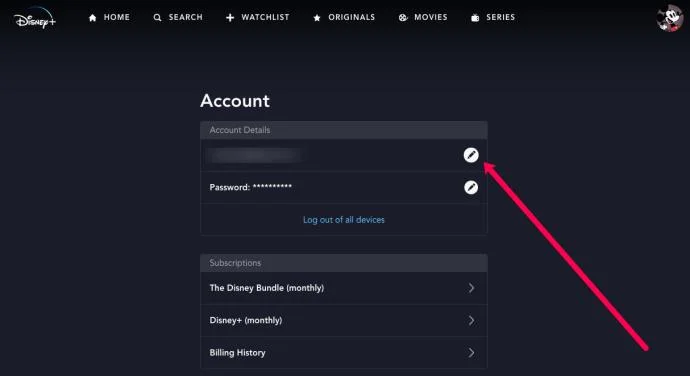 Cómo cerrar sesión en todos los dispositivos en Disney Plus