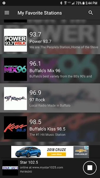 نحوه گوش دادن به رادیو FM در اندروید