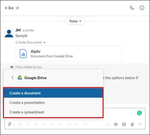 نحوه اتصال Google Drive به Slack