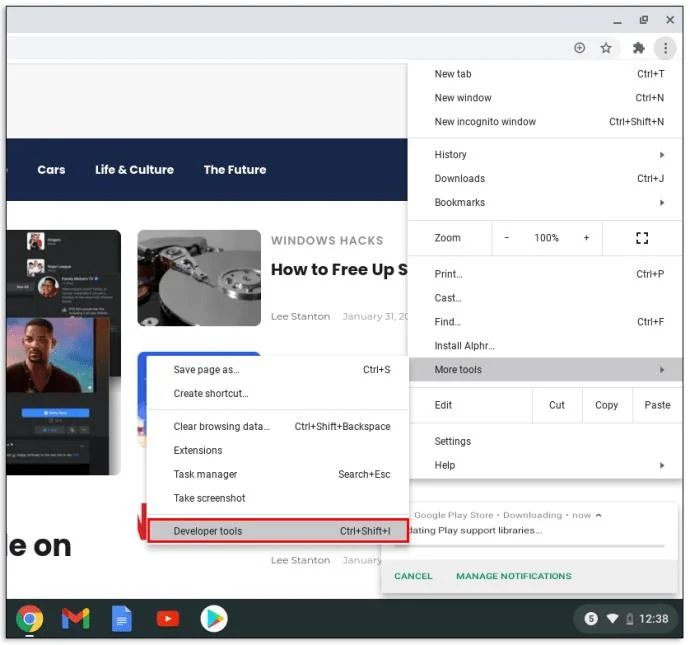 نحوه استفاده از Inspect Element