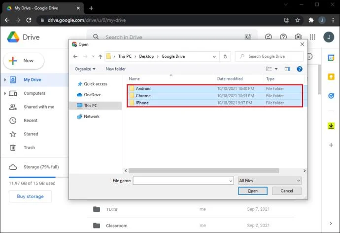 Cara Muat Naik Fail Ke Google Drive