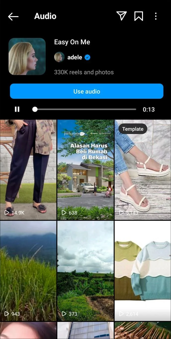 De beste Instagram Reels-nummers