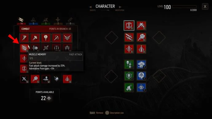 نحوه استفاده از آدرنالین در The Witcher 3: