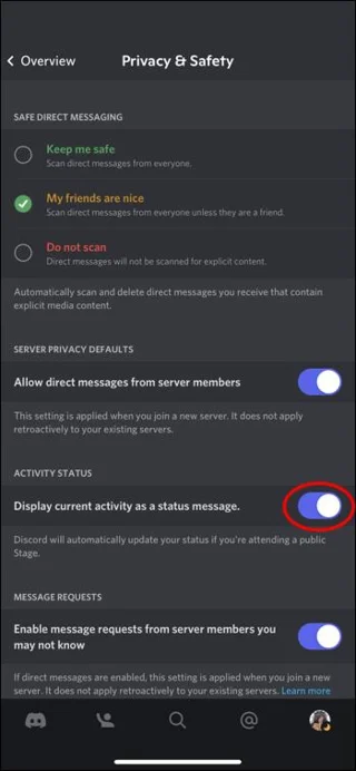 چگونه فعالیت بازی را در Discord پنهان کنیم