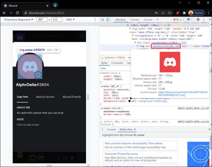 نحوه دانلود عکس پروفایل Discord