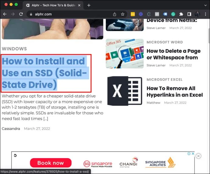Jak połączyć się z określonym tekstem na stronie internetowej