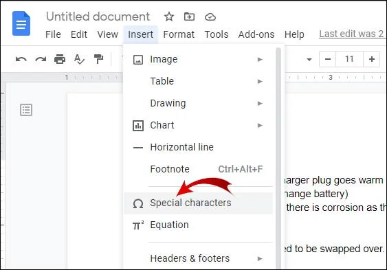 So fügen Sie in Google Docs hoch- oder tiefgestellte Zeichen hinzu