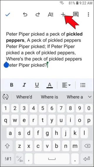 Jak dodać przypisy do dokumentu Google