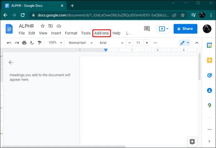 نحوه درج یک خط امضا در Google Docs