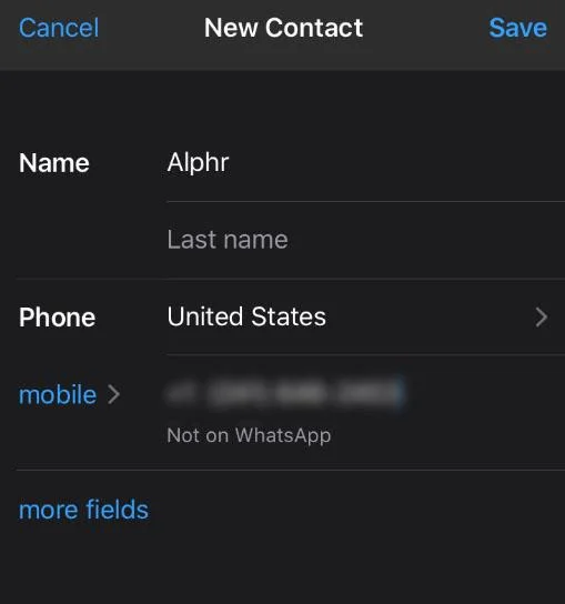 نحوه اضافه کردن مخاطبین جدید در واتس اپ