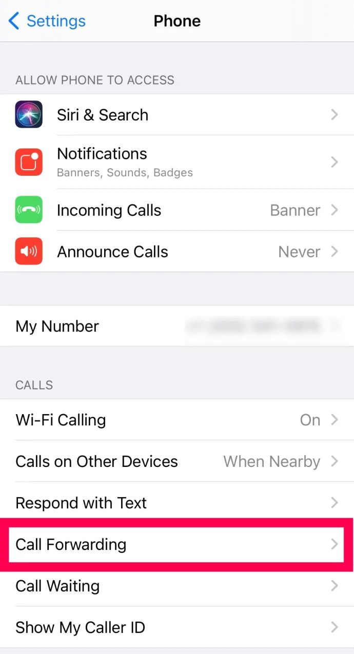 iPhone에서 응답하지 않은 전화를 전달하는 방법