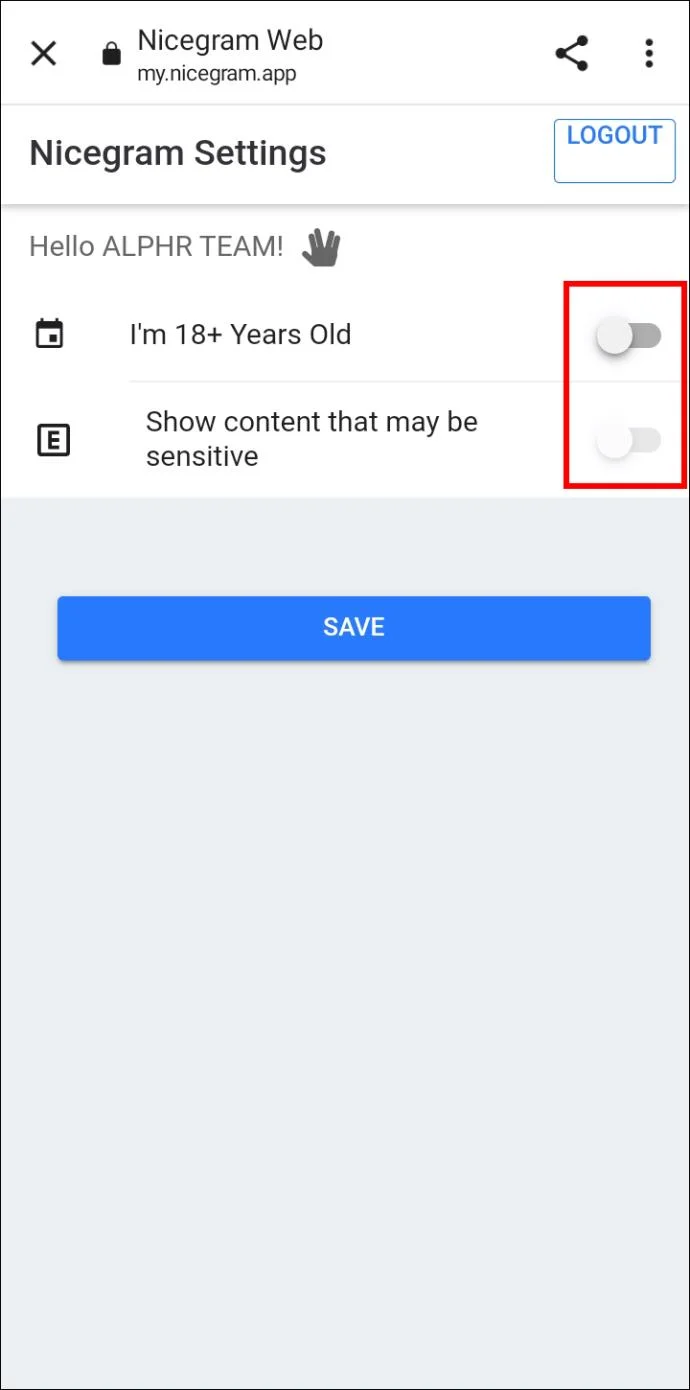 La correzione di questo canale non può essere visualizzata in Telegram