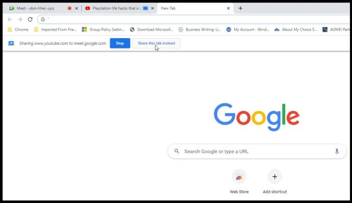 Google Meetで音声を共有する方法