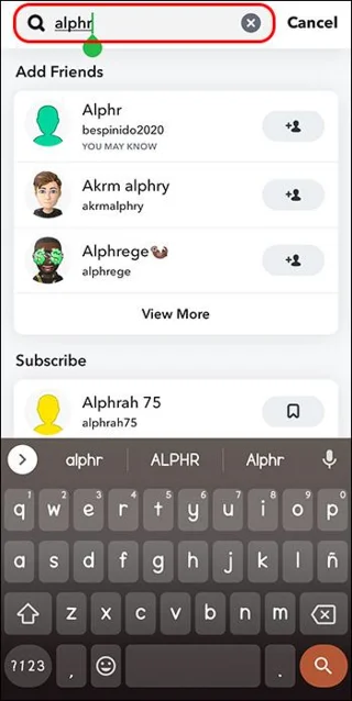 نحوه حذف دوستان در اسنپ چت