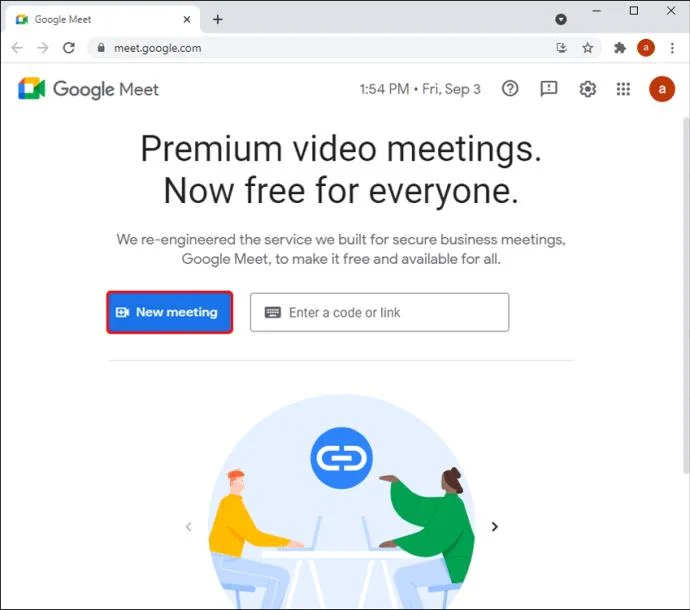 نحوه استفاده از تخته سفید در Google Meet