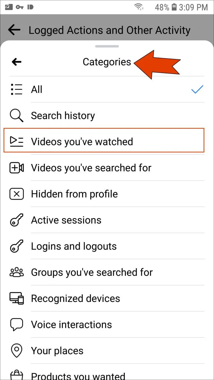 Como ver vídeos assistidos recentemente no Facebook