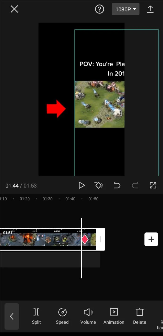 نحوه استفاده از نمودارها در CapCut
