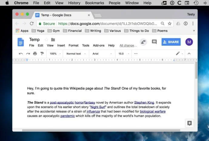 چگونه قالب بندی را در Google Docs پاک کنیم