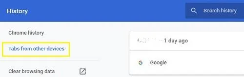 Chrome에서 닫힌 탭을 복원하는 방법