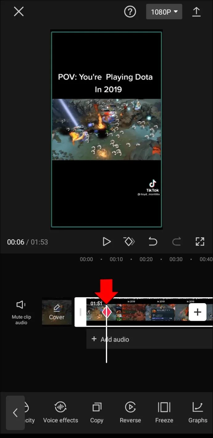 نحوه استفاده از نمودارها در CapCut