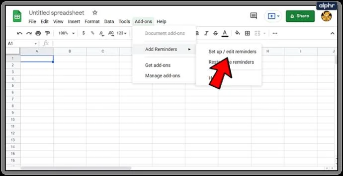 نحوه تنظیم یادآورها در Google Sheets