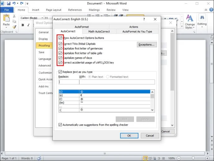 Jak wyłączyć autokorektę w programie Microsoft Word