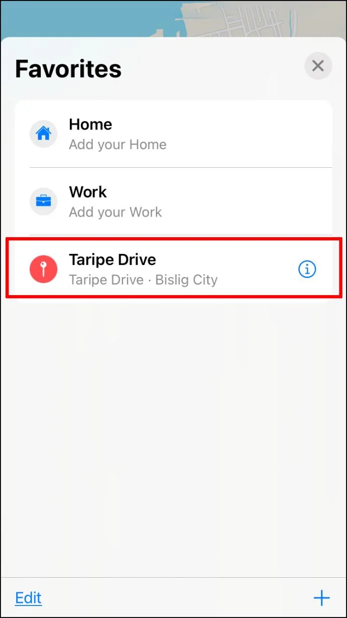 Apple 지도에서 핀을 놓거나 제거하는 방법