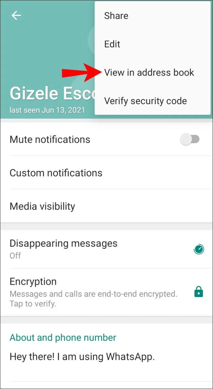 Cara Memadam Kenalan Dalam WhatsApp