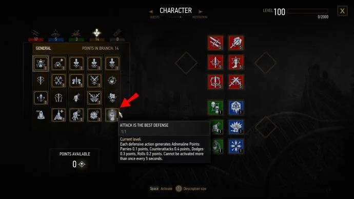 نحوه استفاده از آدرنالین در The Witcher 3: